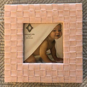 Light Pink Woven Grosgrain Ribbon Picture Frame by Concepts Kids